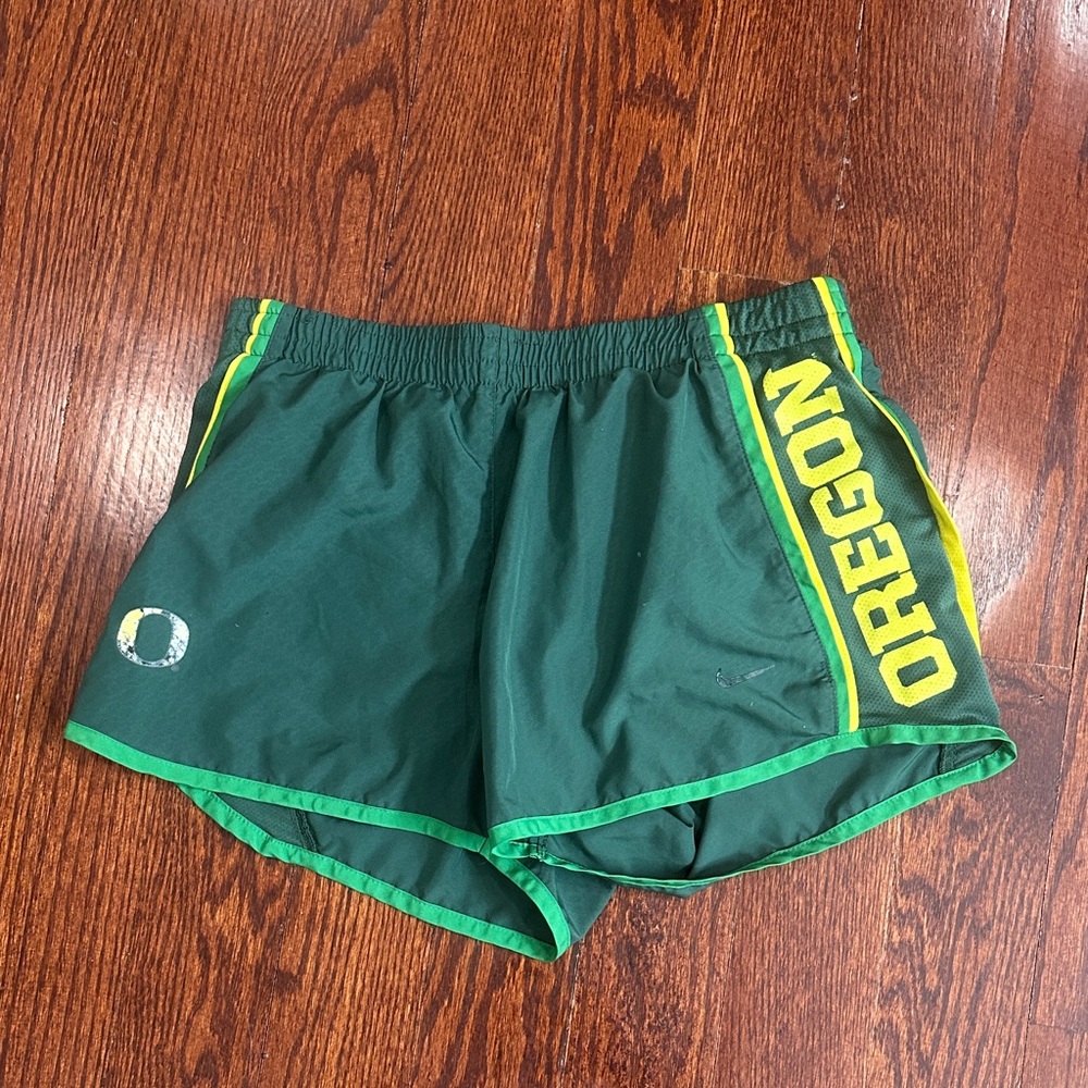 Nike Green Oregon Ducks Women's Athletic Shorts size medium